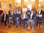 Gruppenfoto mit Prof. Bagno im Puschkin-Haus
